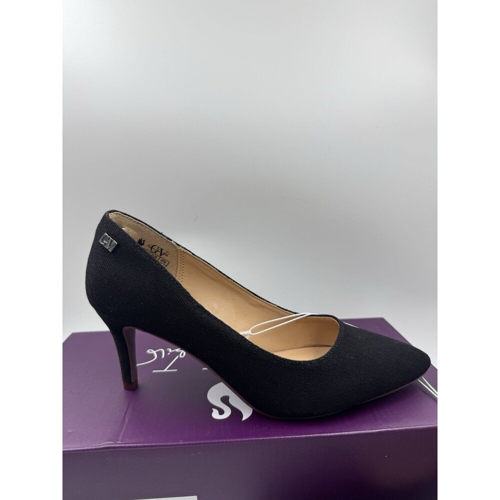 New Gloria Vanderbilt Women's Marilyn Pumps Black Closed Toe Heels Sz 6.5 Shoes - Picture 5 of 16